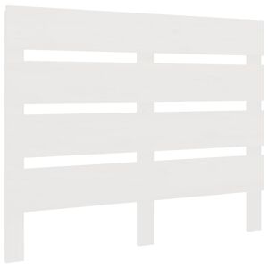 vidaXL Headboard White 90x3x80 cm Solid Wood Pine