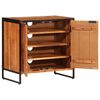 vidaXL Shoe Cabinet 67x38x65 cm Solid Wood Acacia