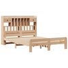vidaXL Bookcase Bed without Mattress 150x200 cm King Size Solid Wood Pine