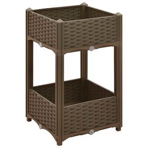 vidaXL Raised Bed 40x40x71 cm Polypropylene