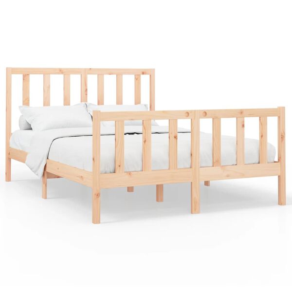 vidaXL Bed Frame without Mattress 120x200 cm Solid Wood Pine