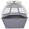 vidaXL Beach Tent 2-Person Grey Quick Release Waterproof