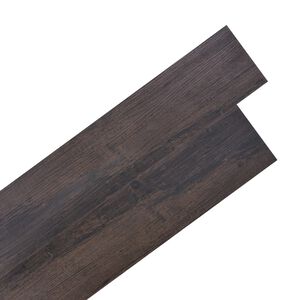 vidaXL Self-adhesive PVC Flooring Planks 2.51 m² 2 mm Dark Brown