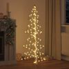 vidaXL Christmas Tree with 160 LEDs Warm White 150 cm PET