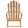 vidaXL Adirondack Rocking Chairs 2 pcs Solid Wood Teak
