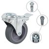 vidaXL Bolt Hole Swivel Casters 4 pcs 75 mm