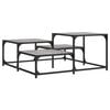 vidaXL Coffee Table Grey Sonoma 87.5x87.5x40 cm Engineered Wood