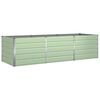 vidaXL Planter Pastel Green 290 x 100 x 75 cm Galvanised Steel
