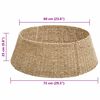 vidaXL Christmas Tree Collar Brown 75 x 75 x 25 cm Seagrass