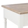 vidaXL Coffee Table White 100x50x46 cm Solid Wood Paulownia