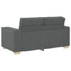 vidaXL Sofa 3 pcs Dark Grey Fabric