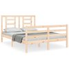 vidaXL Bed Frame without Mattress 140x190 cm Solid Wood
