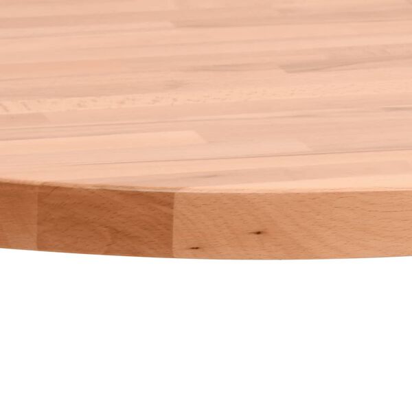 vidaXL Table Top &Oslash;60x1.5 cm Round Solid Wood Beech