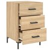 vidaXL Bedside Cabinet Sonoma Oak 40x40x66 cm Engineered Wood