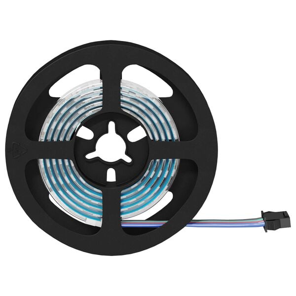 vidaXL LED Strip 4 pcs Black and Transparent 120 x 0.8 x 0.3 cm