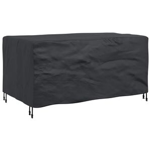 vidaXL Furniture Cover Plain Black 150 x 90 x 75 cm 210D