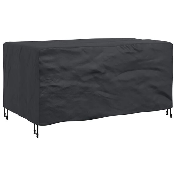 vidaXL Furniture Cover Plain Black 150 x 90 x 75 cm 210D