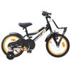 vidaXL Kids Bike 16 Inches for 4-6 Years Old Orange Black