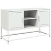 vidaXL TV Cabinet White 100.5x39x60.5 cm Steel