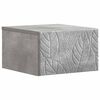 vidaXL Wall-Mounted Bedside Cabinet Concrete Grey 49 x 34.5 x 20 cm