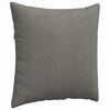 vidaXL Sofa Pillows 2 pcs Light Grey 80 x 80 cm Corduroy Fabric