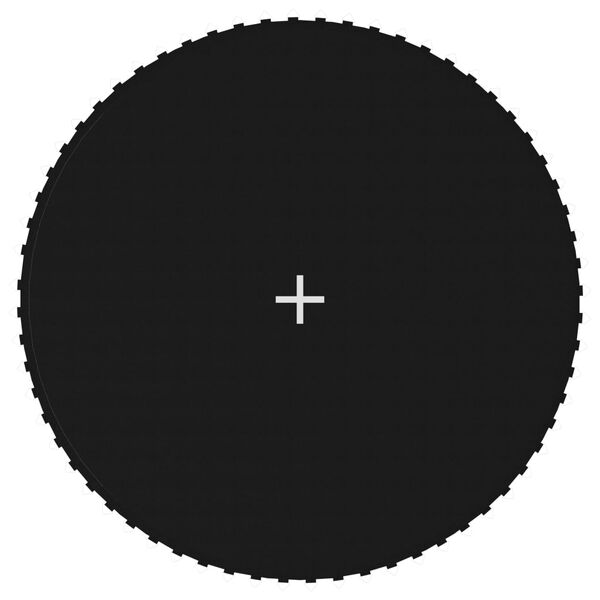 vidaXL Jumping Mat Fabric Black for 12 Feet/3.66 m Round Trampoline
