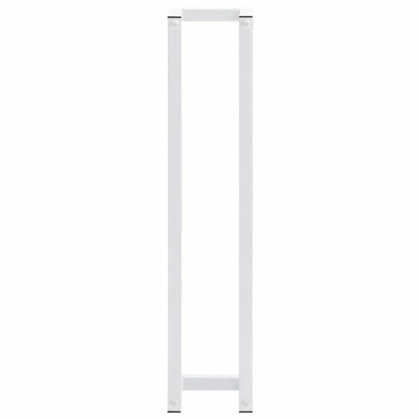 vidaXL Towel Rack White 12.5x12.5x60 cm Steel