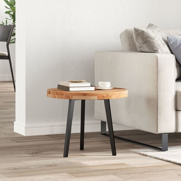 vidaXL Table Top Round &Oslash;50x4 cm Solid Wood Acacia