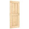 vidaXL Sliding Door with Hardware Set 85x210 cm Solid Wood Pine