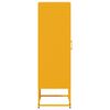 vidaXL Highboard Mustard Yellow 36x39x123 cm Steel