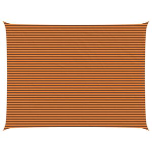 vidaXL Sun Shade Sail Orange and Brown 8 x 6 m 100% Polyester Oxford