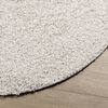 vidaXL Shaggy Rug PAMPLONA High Pile Modern Cream &Oslash; 200 cm