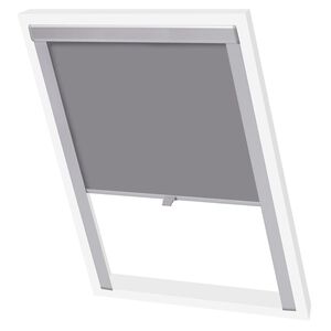vidaXL Blackout Roller Blind Grey CK02 GGL and GGU