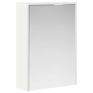 vidaXL Bathroom Mirror Cabinet White 43 x 16 x 62.5 cm Engineered wood