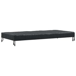 vidaXL Table Cover Plain Black 162 x 92 x 15 cm Fabric