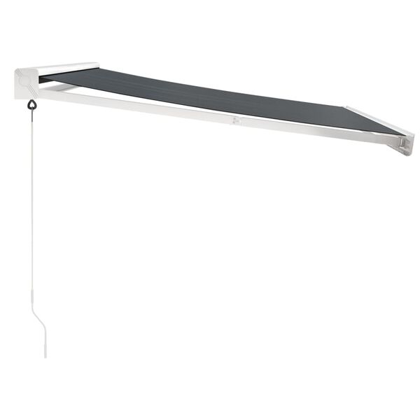 vidaXL Retractable Awning Anthracite 3x2.5 m Fabric and Aluminium