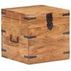 vidaXL Chest 40x40x40 cm Solid Acacia Wood