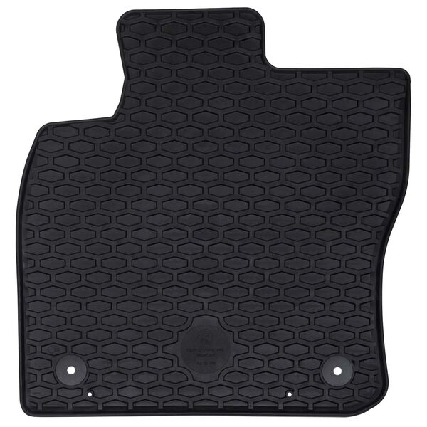 vidaXL Car Mat 2 pcs Black suitable for VW CADDY 2020- Rubber
