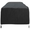 vidaXL Loungers Cover Plain Black 74 x 210 x 40 cm Fabric