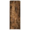 vidaXL Umbrella Stand Smoked Oak 25 x 24.5 x 64 cm Engineered Wood