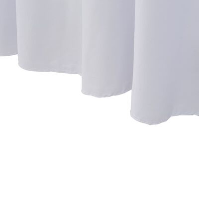 vidaXL 2 pcs Stretch Table Covers with Skirt 183x76x74 cm White