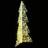 vidaXL Christmas Tree with 100 LEDs Warm White 120 cm Acrylic
