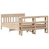 vidaXL Bed Frame without Mattress 140x190 cm Solid Wood Pine