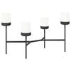 vidaXL Flower Stand White 125 x 55 x 81 cm PP and Steel