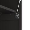 vidaXL Wall Cabinet for Garage with Gas-lift Door Black