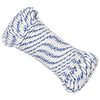 vidaXL Multipurpose Utility Rope 4 mm 50 m White and Blue PP