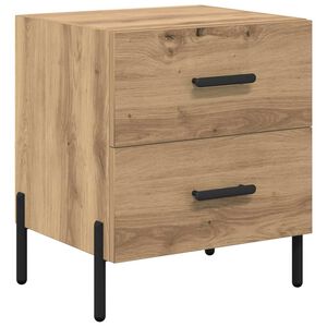 vidaXL Bedside Cabinet Artisan Oak 40 x 35 x 47.5 cm Engineered Wood
