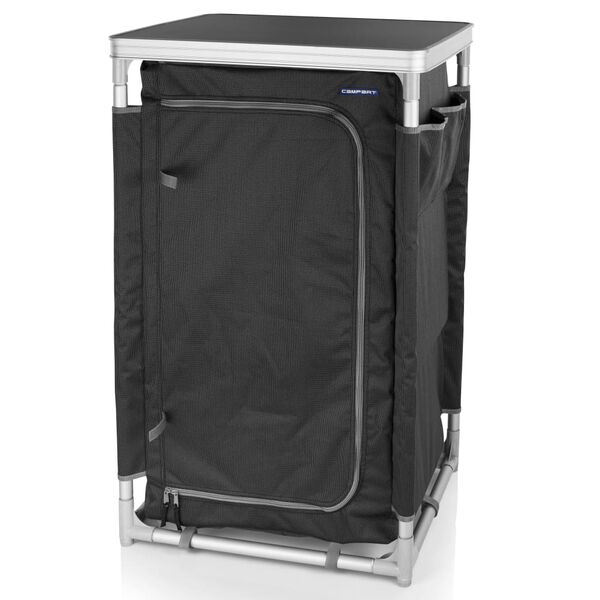 Campart Travel Camping Cupboard Nice Black 57x47x97 cm