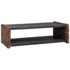 vidaXL Coffee Table Natural 110 x 55 x 35 cm Solid Mahogany Wood