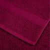 vidaXL 8 Piece Premium Towel Set SOLUND Bordeaux 600 gsm
